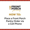 How to Place an Order via a Cell Phone