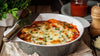 Baked Stuffed Florentine Cheese Shells. We start with pasta shells and stuff a trio with ricotta cheese, parmesan cheese, Romano cheese, provolone cheese , and smother in a rustic savory tomato sauce. Four loaded jumbo shells per order. Chef crafted hearty meal.