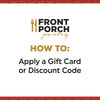How to Apply a Gift Card or Discount Code