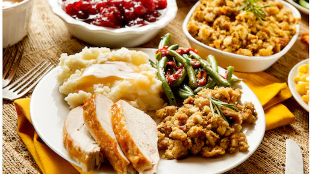 Making a full Thanksgiving dinner
