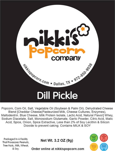 4 Cup Peg Bag - Dill Pickle Popcorn