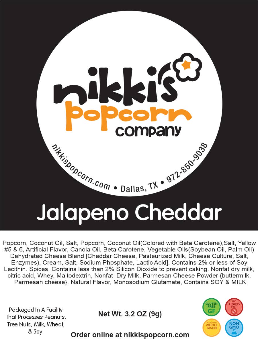4 Cup Peg Bag - Jalapeno Cheddar Popcorn
