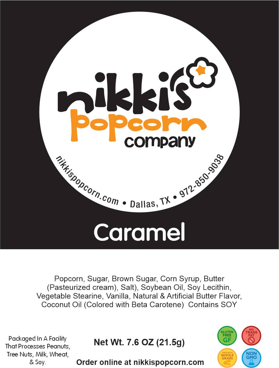 4 Cup Peg Bag - Caramel Popcorn