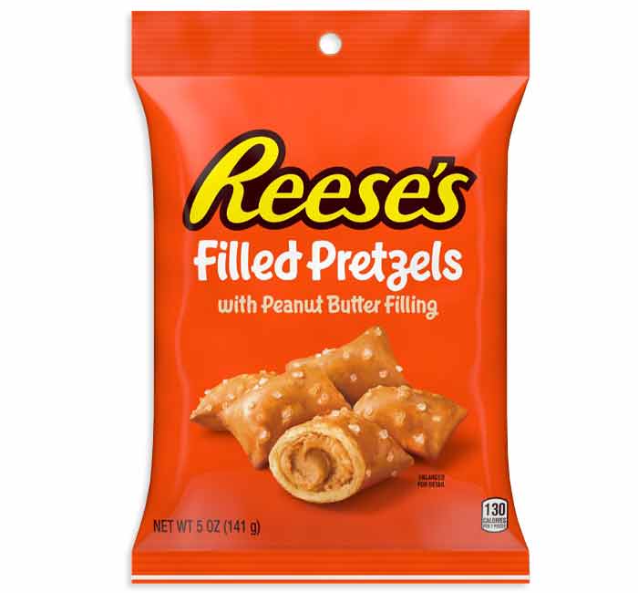 REESES FILLED PRETZELS PEG BAG