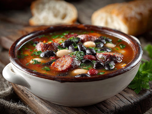 15 Bean Soup with Smoked Sausage