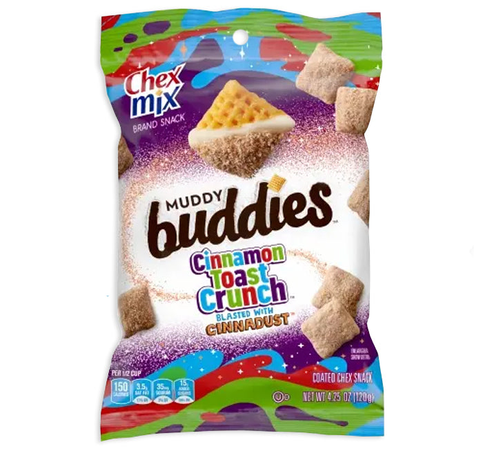 CHEX MIX MUDDY BUDDIES CINNAMON TOAST CRUNCH SNACK PEG BAG