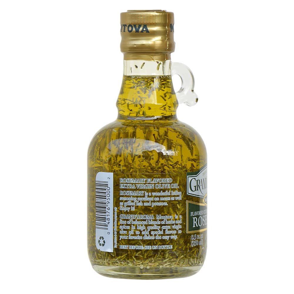 Mantova Grand'Aroma Rosemary Extra Virgin Olive Oil, 8.5 oz.