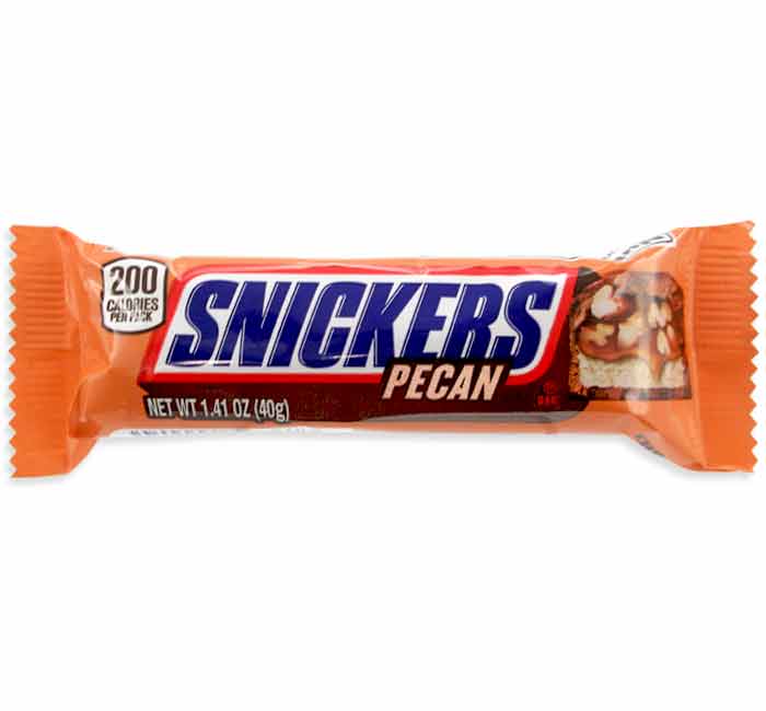 SNICKERS CANDY BAR SINGLES - PECAN