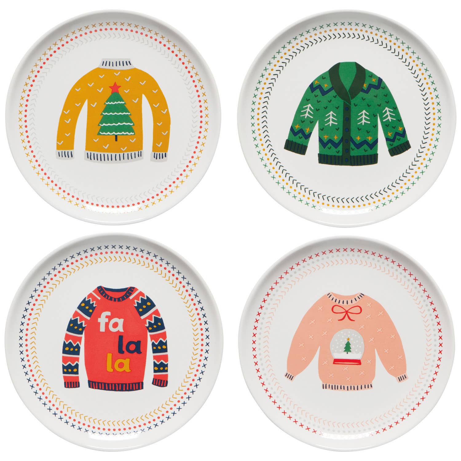 Christmas Sweater Plate