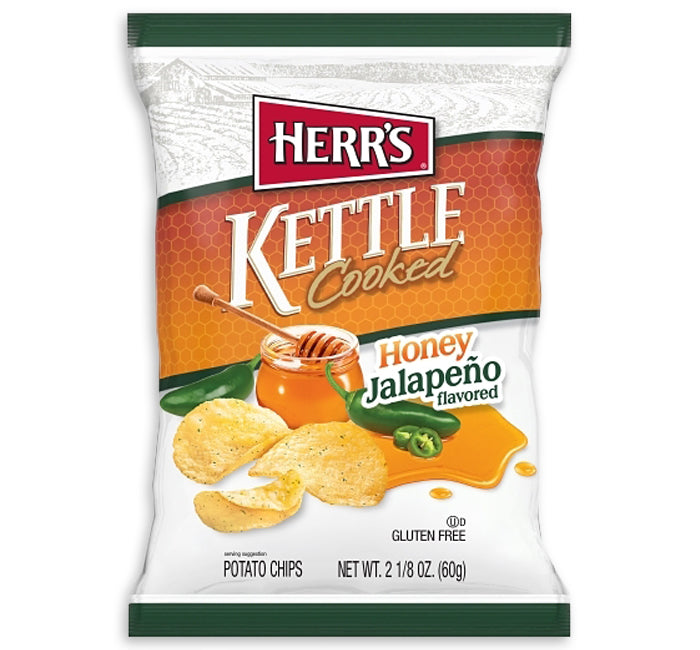 HERRS HONEY JALAPENO KETTLE CHIPS