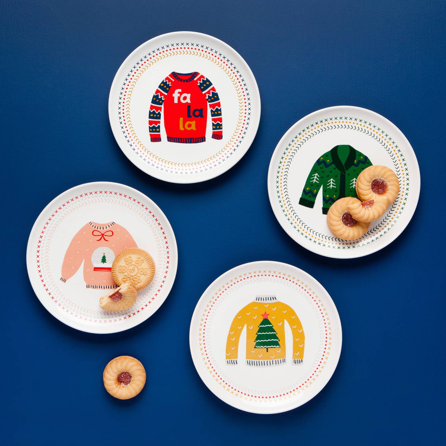 Christmas Sweater Plate