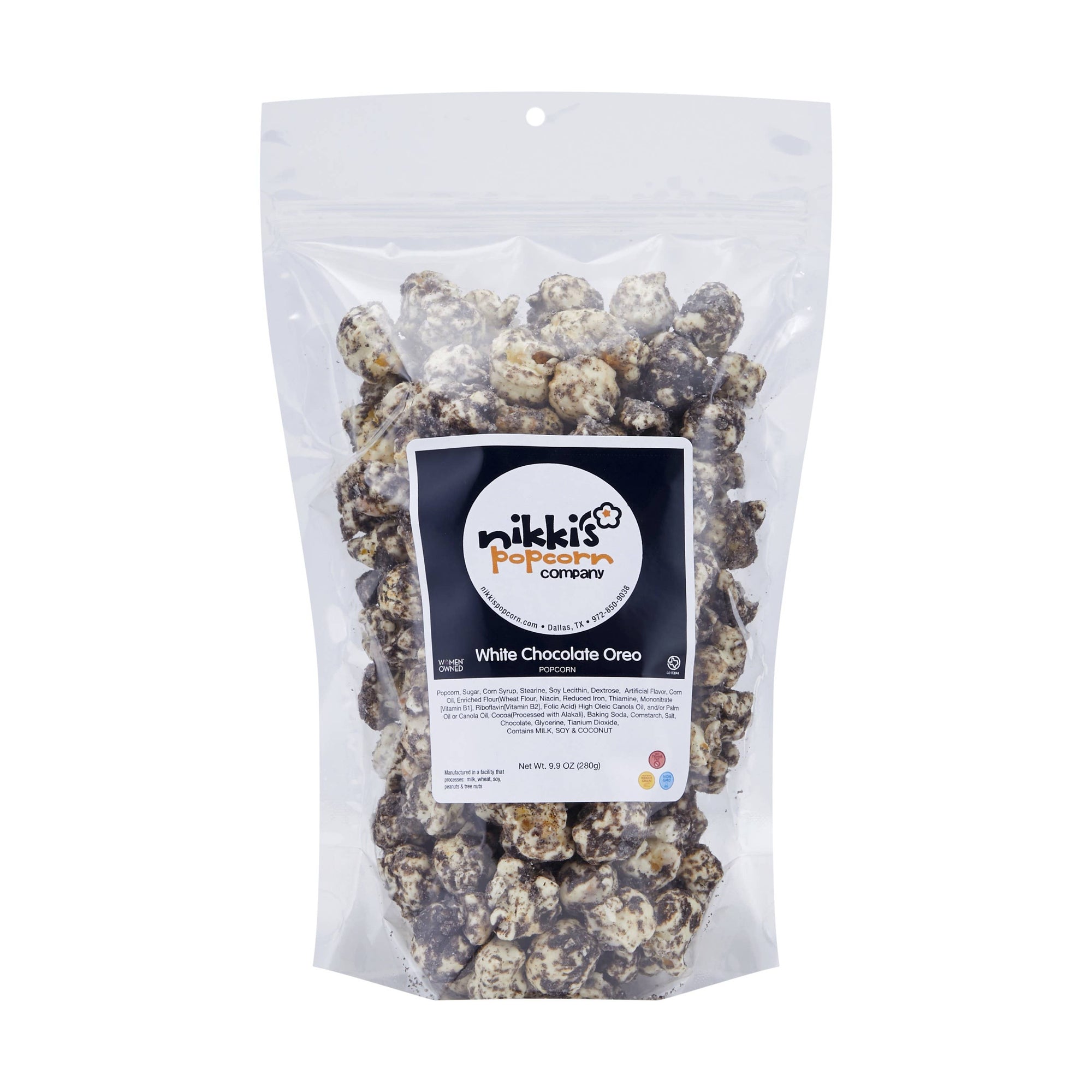 4 Cup Peg Bag - White Chocolate Oreo Popcorn