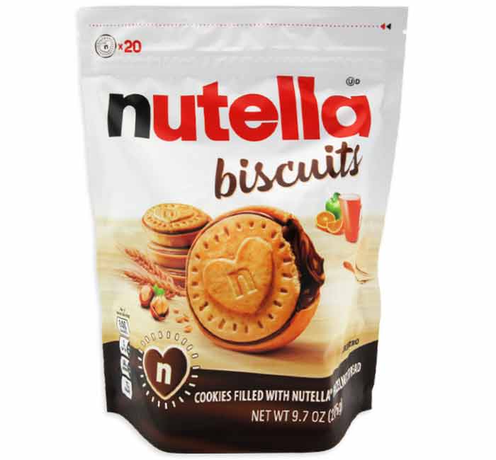 NUTELLA BISCUITS FILLED COOKIES SUB