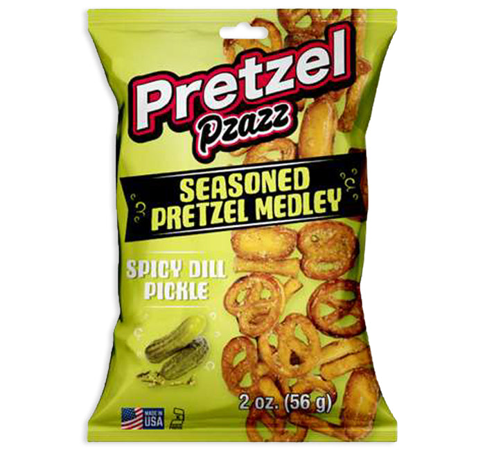 PRETZEL PZAZZ SEASONED PRETZEL MEDLEY