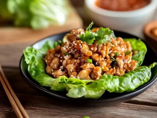 Asian Chicken Lettuce Wraps
