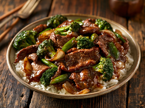 Asian Sweet Ginger Beef Stir-Fry - NEW