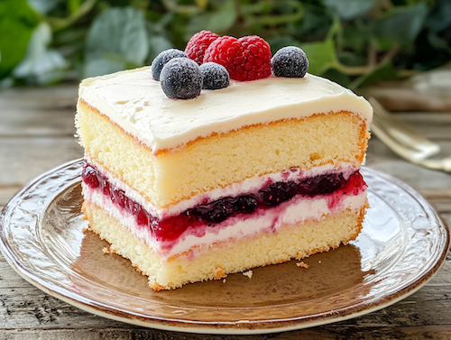Berry Proud Vanilla Cream Cake - NEW