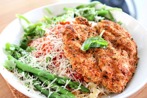 Parmesan Chicken, Roasted Tomatoes, Veggies - NEW