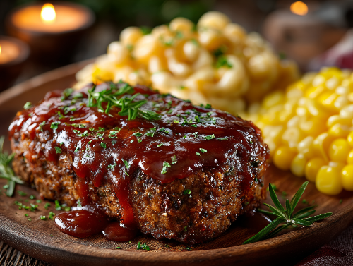 Butcher’s Reserve Wagyu Meatloaf, Three Cheese Mac, Buttery Corn - NEW