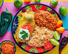 Chicken Chile Relleno, Refried Beans, Fiesta Rice - NEW