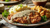 Chicken Fried Chicken, Squash Casserole, Mashed Potatoes - NEW