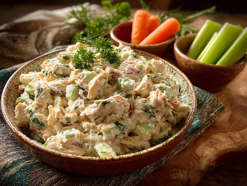 Chicken Salad, Carrots, Celery