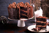 Coffee and Cream Chocolate Cake Slice