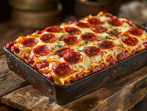 Cowboy Pleasing Lasagna