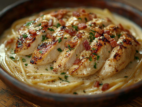 Creamy Chicken Carbonara