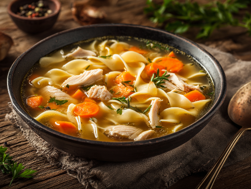Creamy Chicken Noodle Soup