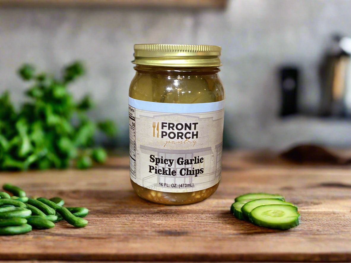 Spicy Garlic Pickle Chips (16oz)