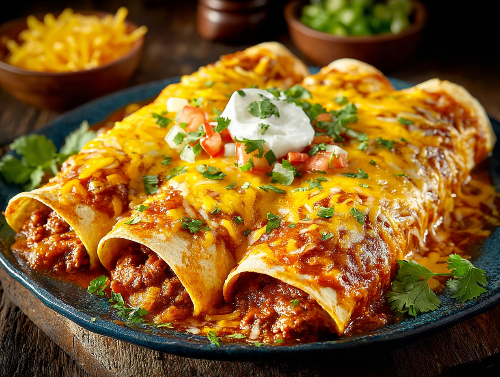 Deluxe Beef Enchiladas