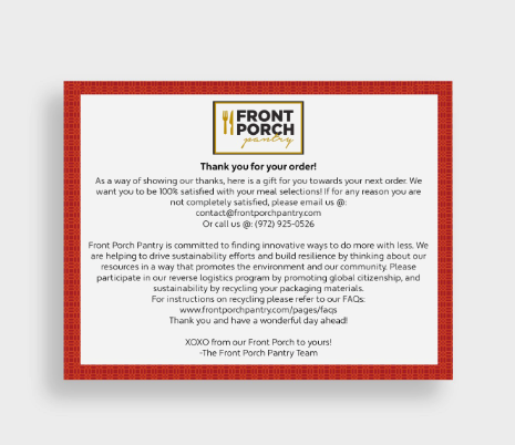 Welcome Card