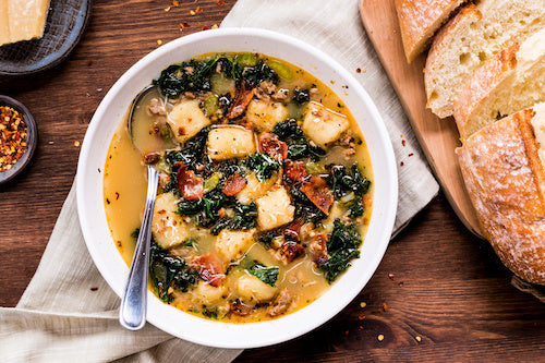 Gnocchi, Sausage, & Bacon Soup