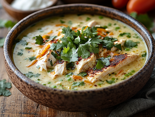 Green Chicken Enchilada Soup