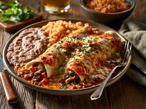 Hill Country Smoky Brisket Enchilada Dinner