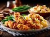 Honey Crisp Chicken, Mac & Cheese, Green Beans, Honey Pepper Sauce - NEW