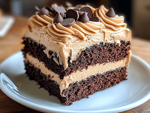 Kahlua Coffee Chocolate Layer Cake