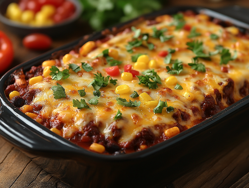 Layered Taco Casserole