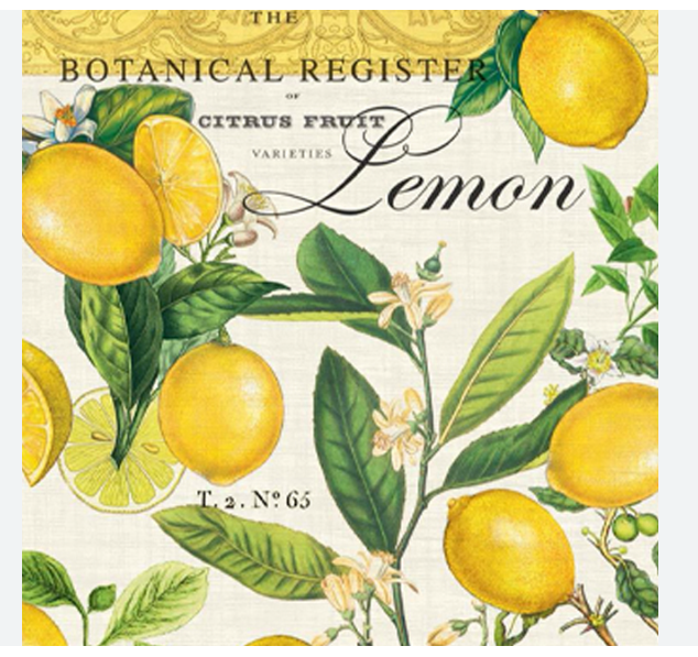MDW kitchen towel Lemon Basil