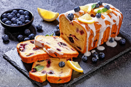 Blueberry Lemon Pound Cake Loaf - Tuesday Treat