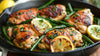 Lemon Garlic Chicken Skillet with Green Beans and Rice - New