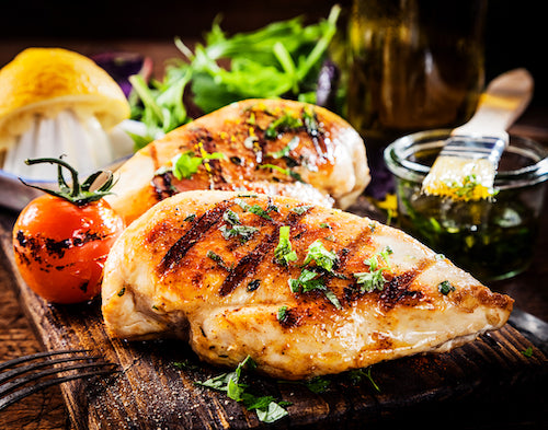 Lemon Herb Chicken Breasts, Vegetable Medley, Sauteed Spinach - NEW