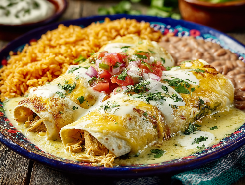 Loaded Crema Mexicana Chicken Enchiladas Dinner