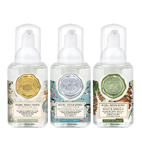 MDW Happy Holidays Mini Foaming Soap Set: POE, W&B