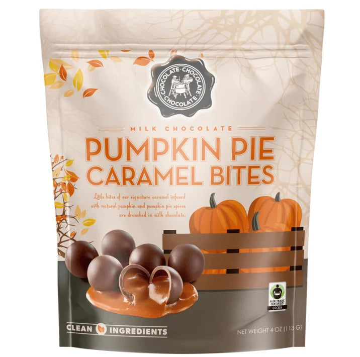 Milk Chocolate Pumpkin Pie Caramel Bites
