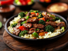 Sizzling Asian Beef Cutlet Stir Fry and Rice - NEW