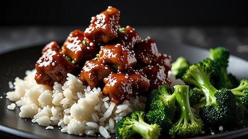 Pork Tender General Tso, Rice, Broccoli - New