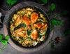 Portabello Mushroom Chicken, Spinach Saute, Angel Hair Pasta - NEW