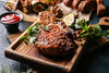 Ribeye Pork Steak, Green Bean Casserole, Hasselback Potatoes - NEW